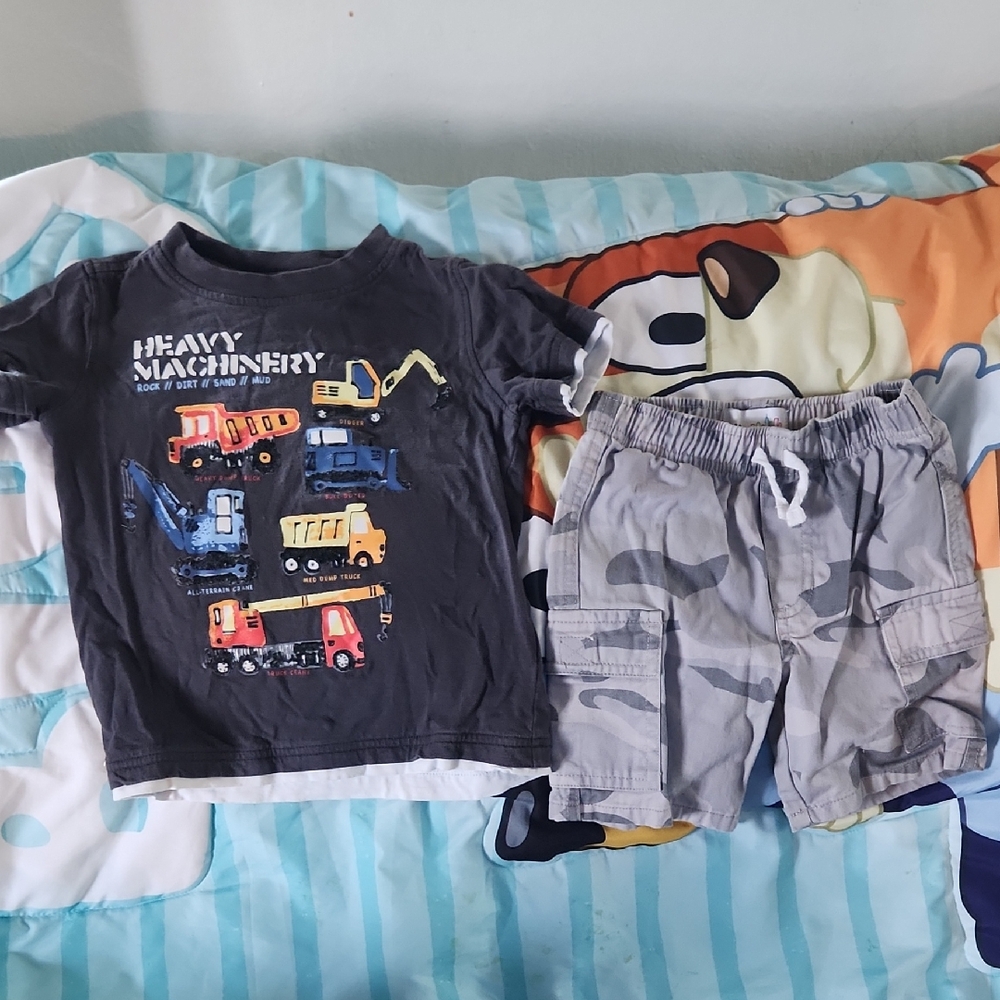 Kids Headquarters Gray and Blue Heavy Machinery Set